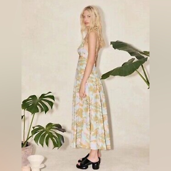 Alemais graphic-print organic cotton dress size 8 AUS - Picture 2 of 9